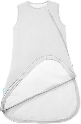 Picture of PurComfy Supersoft Sleep Sack 1.0 TOG, Premium Bamboo Viscose Toddler Sleeping Bag, 2-Way Safe Zipper Sleep Sacks 2-4T (Dolphin)