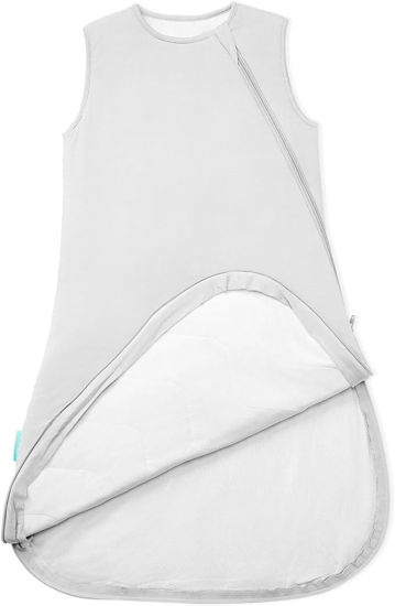 Picture of PurComfy Supersoft Sleep Sack 1.0 TOG, Premium Bamboo Viscose Toddler Sleeping Bag, 2-Way Safe Zipper Sleep Sacks 2-4T (Dolphin)