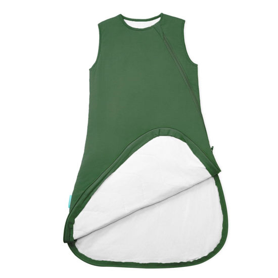 Picture of PurComfy Supersoft Sleep Sack 1.0 TOG, Premium Bamboo Viscose Toddler Sleeping Bag, 2-Way Safe Zipper Sleep Sacks 2-4T (Forest)