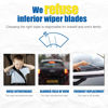 Picture of HRSNO 23"+21" Windshield Wipers With 10" Rear Wiper Blade Sets Automotive Replacement for Mini Cooper Countryman 2017-2023,Easy For Installation (Pack of 3)
