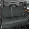 Picture of Motor Trend SpillGuard Waterproof Rear Bench Car Seat Cover, Black Stitching - Split Bench Rear Seat Protector with Neoprene Padding, Back Seat Cover for Kids & Dogs, Car Interior Covers