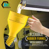 Picture of FlexAll Funnel - Long Flexible Funnel with Hose, Perfect for Automotive Use | Funnel for Oil Change, Transmission Fluid | Funnel with Handle | Gas, Diesel, Oil Funnels for Cars - Made in USA