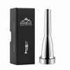 Picture of EASTROCK Trumpet Mouthpiece 3C Silver Plated Bullet Shape Vaccum Package