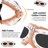 Picture of Peicees Vintage Helmet Goggles Motorcycle Goggles Bike Motorcross Pilot Goggle, Copper Silver-Smoke