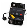 Picture of T Tocas 50 Amp Marine Circuit Breaker with Recessed Switch Design for Boat Trolling Motor Solar System, Waterproof 12V - 48V DC 50A Resettable