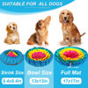 Picture of Vivifying Snuffle Mat for Dogs, Adjustable Dog Puzzle Toys Sniff Mat, Interactive Enrichment Toys for Slow Eating and Mental Stimulation (Red Yellow Blue)