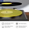 Picture of Turntable Mat Record Platter Slipmat: Acrylic Record Player Platter Vinyl Slip Mats for Turntables Antistatic Tighter & Defined Bass, Yellow