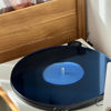 Picture of Turntable Mat Record Platter Slipmat: Acrylic Record Player Platter Vinyl Slip Mats for Turntables Antistatic Tighter & Defined Bass (F- Blue Slipmat)