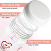 Picture of Nenesupply 4.7oz Wide Neck Breast Pump Bottles Use as for Pumping with Spectra S1 S2 Pumps. Pump. Breastmilk Storage and Collection (Pack of 6)