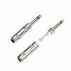 Picture of HSP-HSWITI Audio 1/4" TS Plug, 6.35mm Heavy Duty TS Mono Male Solder Jack Connector for Speaker/Guitar/Microphone Cables -5 Pack
