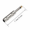 Picture of HSP-HSWITI Audio 1/4" TS Plug, 6.35mm Heavy Duty TS Mono Male Solder Jack Connector for Speaker/Guitar/Microphone Cables -5 Pack