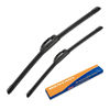 Picture of Wenyant OEM Quality 22 inch + 21 inch Universal J/U Hook Front Windshield Wiper Blades For My Car All-Season Automotive Replacement Blades 2 Pack