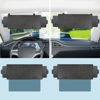 Picture of 2 Pack Polarized Sun Visor Extender for Car with 2 Side Sunshade, Car Visor Extender Sun Blocker, Upgraded UV400 Car Sun Visor Extension with PC Lens, Anti-Glare Car Visor for Safe Driving