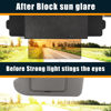 Picture of 2 Pack Polarized Sun Visor Extender for Car with 2 Side Sunshade, Car Visor Extender Sun Blocker, Upgraded UV400 Car Sun Visor Extension with PC Lens, Anti-Glare Car Visor for Safe Driving