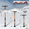 Picture of EcoNour 47" Extendable Snow Brush and Ice Scraper with 270° Pivoting Squeegee | Aluminum Handle | Telescopic Snow Brush for Car and SUV Windshield, Roof & Windows | Winter Car Accessories