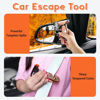 Picture of SINSEN Window Breaker Seatbelt Cutter, Car Glass Breaker Tool, Safety Hammer Emergency Escape Kit, 3-in-1, Matte Black
