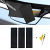 Picture of LANZMYAN Compatible with Bowtie Logo Wrap Stickers Cut-Your-Own Emblem Overlay DIY Decals for Chevy 3PCS Black
