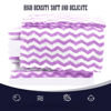 Picture of 8 Pack Super Soft Baby Burp Cloths, Baby Washcloths, Ultra Absorbent Large Newborn Burping Cloth for Boy and Girl, Milk Spit Up Rags, Unisex for Baby Sensitive Skin, Purple and White, 16 × 12 Inch