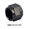 Picture of EVIL ENERGY 3AN Flare Cap Block off Fitting Plug Black 2PCS