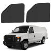 Picture of ULROLIT Front Side Window Sun Shade for 1992-2024 Fo-rd E-Series E-150 E-250 E-350 E-450 Van Motorhome, Foldable Window Sunshade Sun Visor Protector, Side Window Shades Sun Shield Blocks UV Rays Heat
