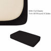 Picture of NTBAY 2 Pack 100% Brushed Microfiber Fitted Crib Sheet, Super Soft and Cozy 28x52 Crib Sheet for Standard Crib and Toddler Mattresses, Boys, Girls, Unisex, Black, 28x52 Inches