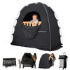 Picture of SlumberPod The Original Blackout Sleep Tent Travel Essential for Babies and Toddlers, Mini Crib and Pack N Play Cover, Sleep Pod for Kids with Monitor Pouch and Fan Pouch, Blocks 95%+ Light, Black