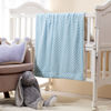 Picture of CREVENT Cozy Soft Warm Sherpa Baby Blanket for Infant Toddler's Crib Cot Stroller Gifts for Baby Boys All Season Use (30"X40" Blue dot)