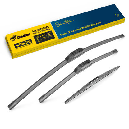 Picture of RaidBee Oem Windshield Wipers,Wiper Blades Replacement for Subaru Outback Legacy 2015-2019 Front Rear Windshield Wipers for My Car,Automotive Replacement Windshield Wiper Blade 26”+17”+14B