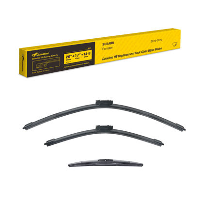 Picture of RaidBee Oem Windshield Wipers Blades Replacement for Subaru Forester 2019,2020,2021,2022 Front and Rear Windshield Wipers for My Car,Automotive Replacement Windshield Wiper Blade 26"+17"+14-B