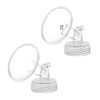 Picture of Momstouch 24mm Flange Compatible with Spectra S1 S2 9 Plus Synergy Gold Breastpump Replacement to Spectra Pump Parts and Spectra Flange; Not Original; Replaces Spectra Shield