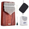 Picture of LingTing Kalimba 17 keys Thumb Piano Mbira Finger Piano Gift for Kids Adult Beginners Professional（LT-K17A,wind whisperer)