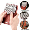 Picture of LingTing Kalimba 17 keys Thumb Piano Mbira Finger Piano Gift for Kids Adult Beginners Professional（LT-K17A,wind whisperer)