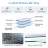 Picture of MORNYRAY Tire Covers 4 Pack,Waterproof Anti-UV Snow Sun Rain Tire Covers for RV,Truck, SUV, Trailer, Camper.