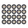 Picture of TMH (Pack of 20 3/4 Inch Mount Clear Lens Amber LED Clearance Bullet Marker Lights, Side LED Marker Lights for Trailer Truck RV Car Bus Van
