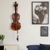 Picture of Violin Hanger Wall Mount with Bow Holder Home & Studio Wall Mount Violin Viola Stand
