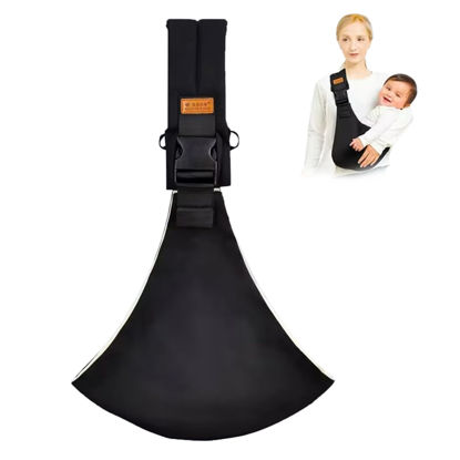 Picture of Baby Sling Carrier,Toddler Carrier, 2025 New Baby Carrier Newborn to Toddler,Portable Lightweight Non-Slip Hip Seat Carrier 10-30lbs(Black)