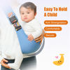 Picture of Baby Sling Carrier,Toddler Carrier, 2025 New Baby Carrier Newborn to Toddler,Portable Lightweight Non-Slip Hip Seat Carrier 10-30lbs(Black)