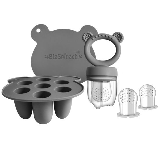 Picture of BigSpinach Frozen Breastmilk Teether Tray Breastmilk Teether for Soothing Baby's Gums