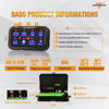 Picture of Auxbeam 8 Gang Switch Panel BA80, Universal Circuit Control Relay System Box with Automatic Dimmable On-Off LED Switch Pod Touch Switch Box for Car Pickup Truck Boat UTV ATV, Blue 2 Years Warranty