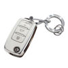 Picture of YO&YOYE for Compatible with VW Volkswagen Soft TPU Key Case Shell for VW Jetta Golf Polo MK6 Passat Tiguan Beetle Smart Key