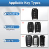 Picture of YO&YOYE for Compatible with VW Volkswagen Soft TPU Key Case Shell for VW Jetta Golf Polo MK6 Passat Tiguan Beetle Smart Key