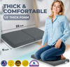 Picture of Toodly Baby Bath Kneeler and Elbow Rest Pad Set - Baby Bath Support for Knees and Elbows - Bath Kneeler Pad with Memory Foam and Bath Toy Organizer - Bath Kneeling Pad for Bathing Baby - Dark Grey