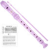Picture of YONTY Soprano Recorder 8-Hole Instrument for Kids Beginners, German Style C Key Kids Flute with Cleaning Rod & Case Bag for School Education Home Entertainment - Pink
