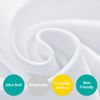 Picture of Waterproof Bassinet Sheets Fit for Hourglass, Oval Bassinet Mattress, 100% Cotton Bassinet Sheet for Standard Bassinet Mattress, 2 Pack, Ultra Soft Bassinet Sheet for Baby, White