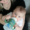 Picture of Dr. Brown’s® Milestones™ 100% Silicone Baby Bottle Handles, Wide-Neck, Green, 1 Pack, 4m+