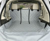 Picture of 4Knines SUV Cargo Liner for Fold Down Seats - 60/40 Split and Armrest Pass-Through Compatible - USA Based Company (Small, Grey)