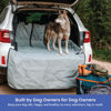 Picture of 4Knines SUV Cargo Liner for Fold Down Seats - 60/40 Split and Armrest Pass-Through Compatible - USA Based Company (Small, Grey)