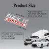 Picture of Fuck IT Edition Emblem, Car Exterior Emblems Badge 3D Sticker Decal, Fuck-IT Edition Emblem 3D Fender Badge Decal, 3D Fender Badge Decal Car Truck Replacement, Fit for All Cars (Sliver Red 1)