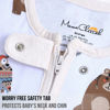 Picture of Mama Cheetah Baby Sleep Sack 0.5 TOG, Organic Cotton Baby Wearable Blanket with Two-Way Zipper, Swaddle Transition Baby Sleeping Bag for Newborn Infant Toddler Boy Girl, 6-12 Months
