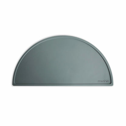 Picture of mushie Silicone Placemat for Kids | BPA-Free Non-Slip Design (Dried Thyme)